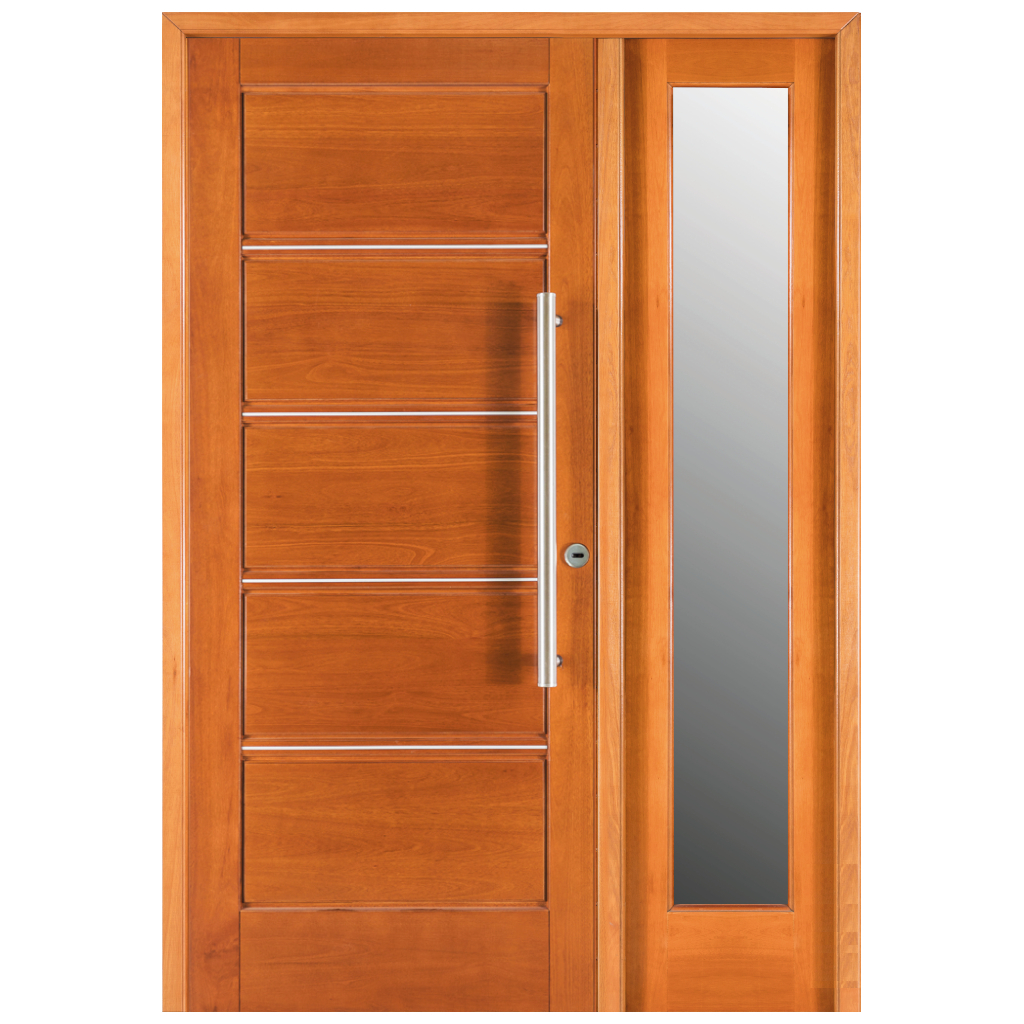Portada Oblak Master Grandis M2309 Vidrio Lateral Simple Marco de Madera 80 Izquierda