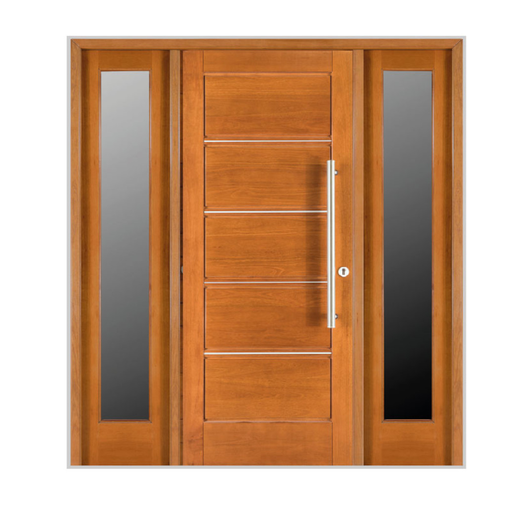 Portada Oblak Master Grandis M2309 Vidrio Lateral Doble Marco de Madera 80 Izquierda