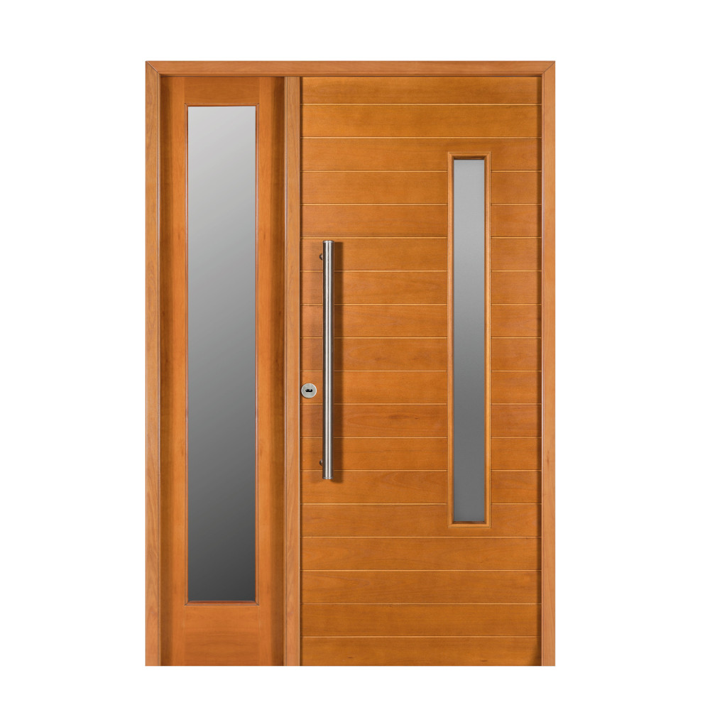Portada Oblak Master Grandis M2338 Vidrio Lateral Simple Marco de Madera 90 Derecha