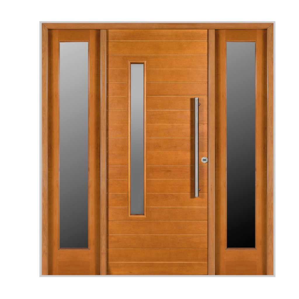 Portada Oblak Master Grandis M2338 Vidrio Lateral Doble Marco de Madera 90 Izquierda