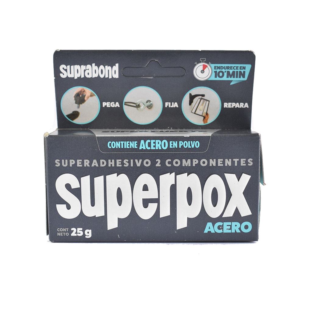 Adhesivo Suprabond Superpox Acero 25Gr SPX SA 25 A E
