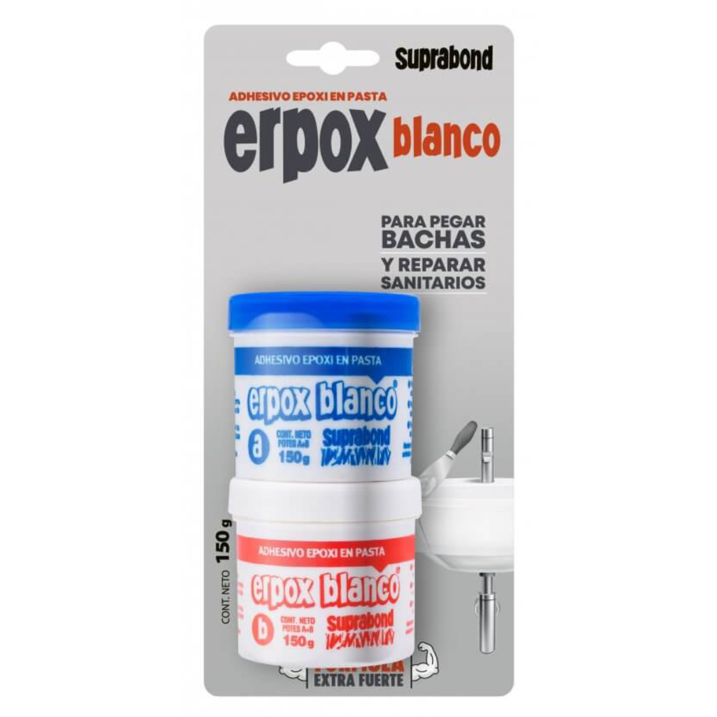 Adhesivo Epoxi Suprabond Pasta Blanca 150Gr EXB