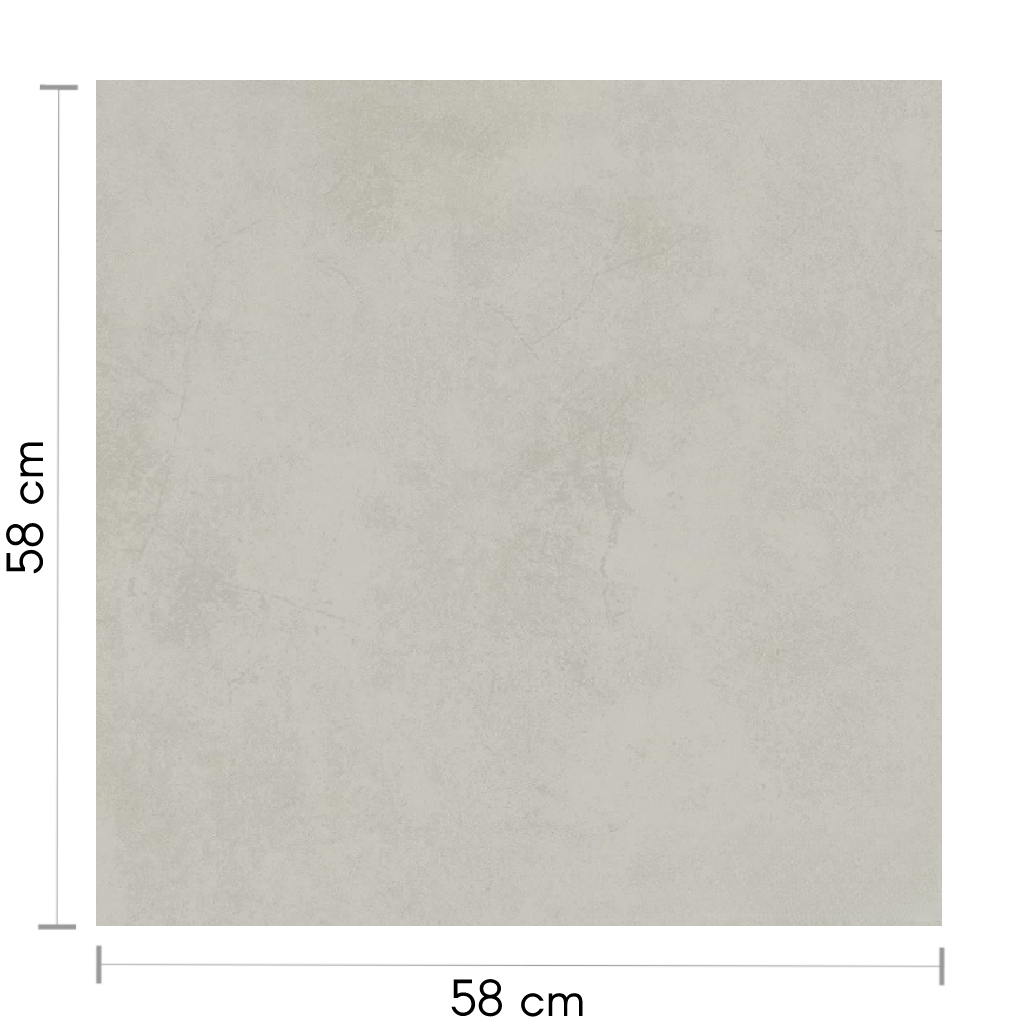 Porcelanato San Lorenzo Moods Fit Tiza Satinado 58X58 Rectificado 1,68