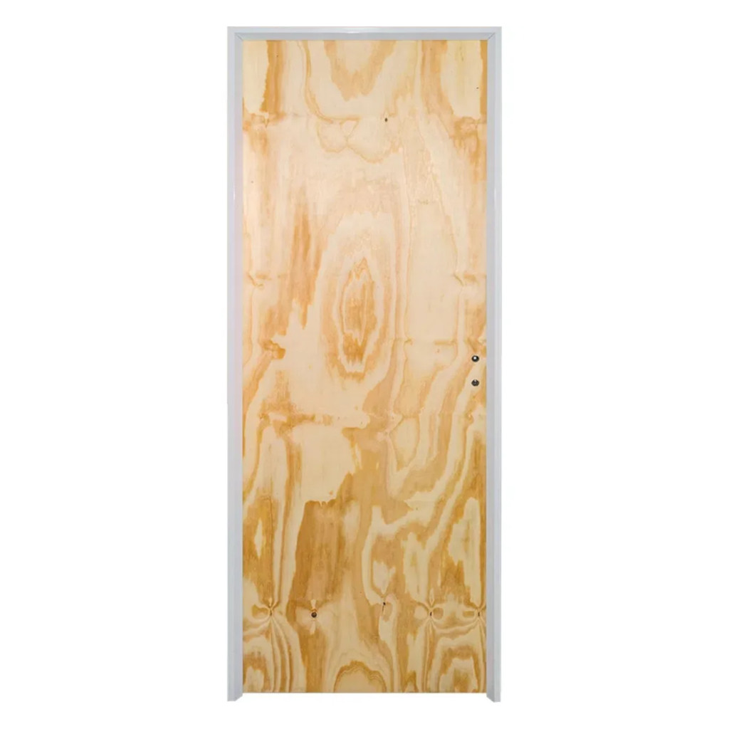 Puerta Placa Pino Marco De Aluminio 70/07 Izquierda 3002 Herfasa