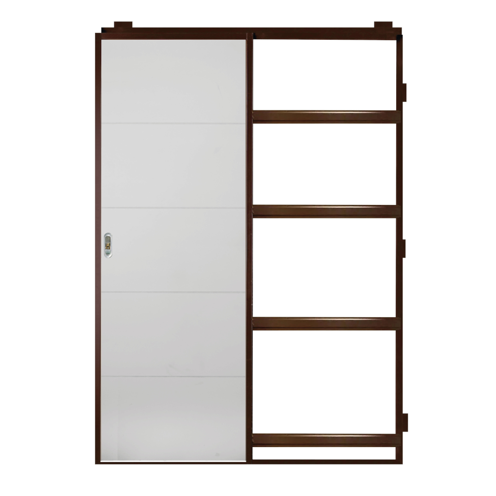 Puerta De Embutir Oblak Dommo (H) Marco de Chapa 80x10 Yeso