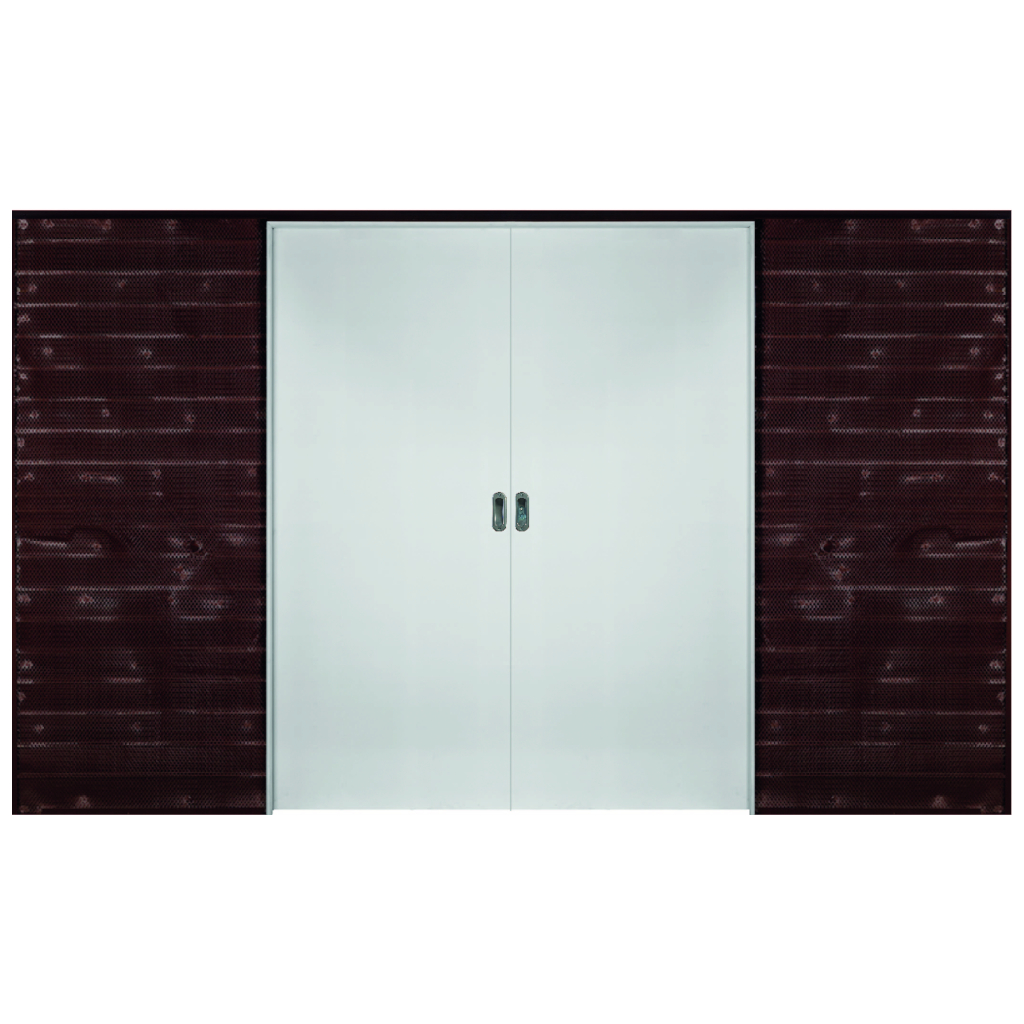 Puerta De Embutir Oblak Dommo (L) Marco de Madera Combinado 140x15