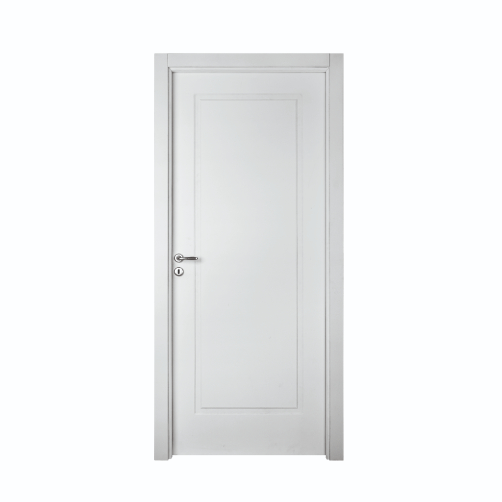 Puerta Placa Oblak Capri 1 Tablero Recto Sc Marco de Madera 80x10 Derecha