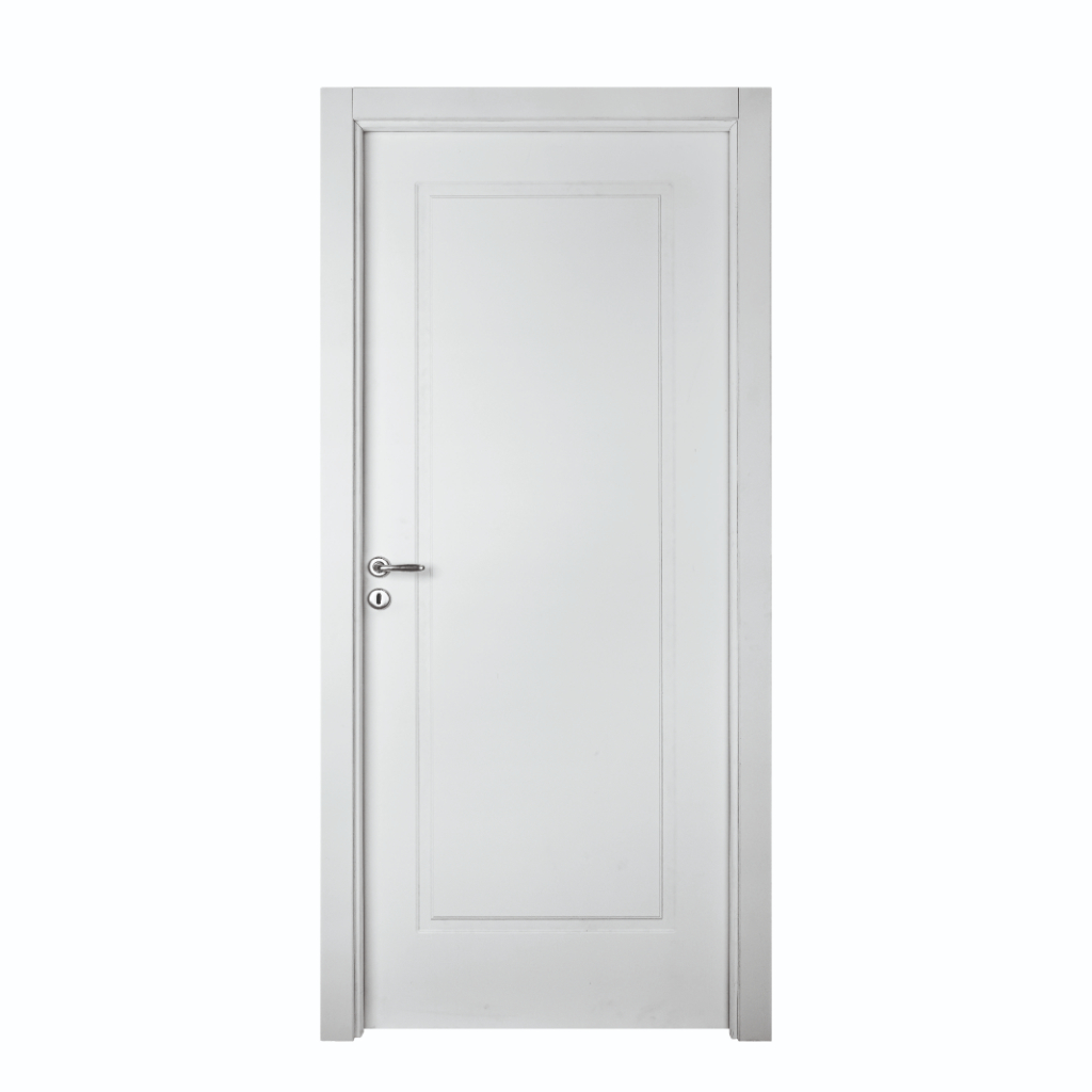 Puerta Placa Oblak Capri 1 Tablero Recto Sc 2,20 Marco de Madera 90x10 Derecha