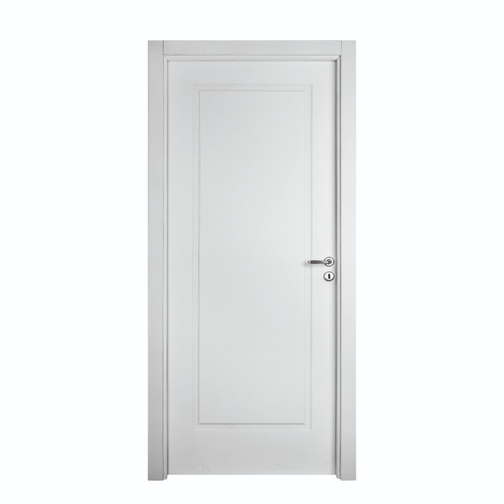 Puerta Placa Oblak Capri 1 Tablero Recto Sc 2,20 Marco de Madera 90x10 Izquierda
