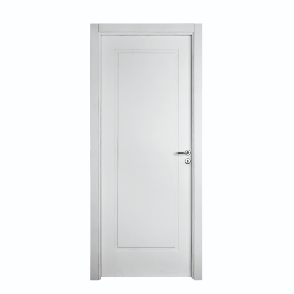 Puerta Placa Oblak Capri 1 Tablero Recto Sc 2,20 Marco de Madera 80x15 Izquierda