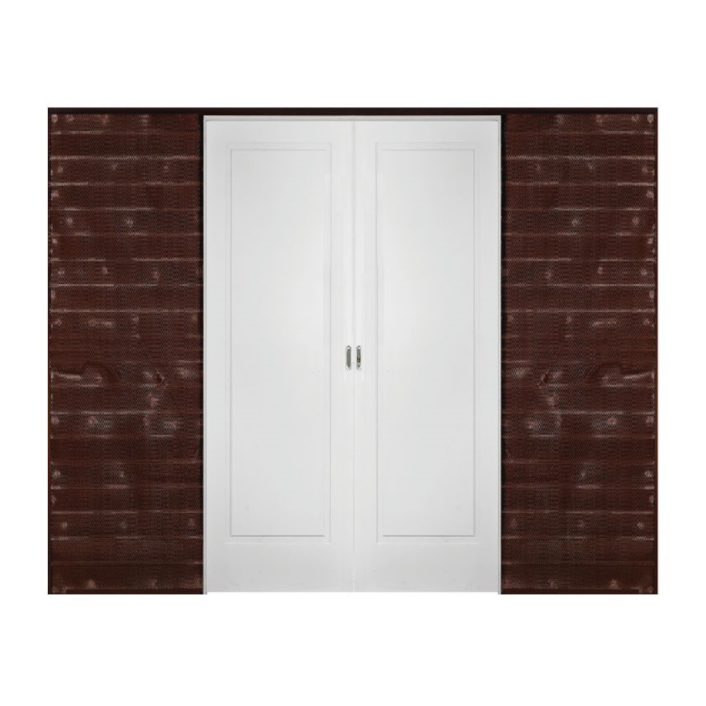 Puerta De Embutir Oblak Capri 1 Tablero Recto Marco De Madera Combinado 120x10