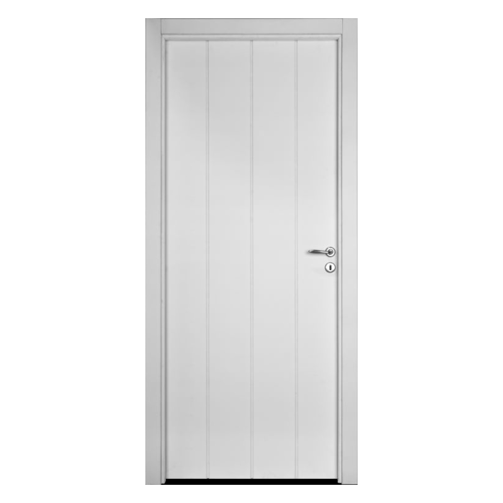 Puerta Placa Oblak Dommo (3V) Sc Marco de Madera 80x15 Izquierda