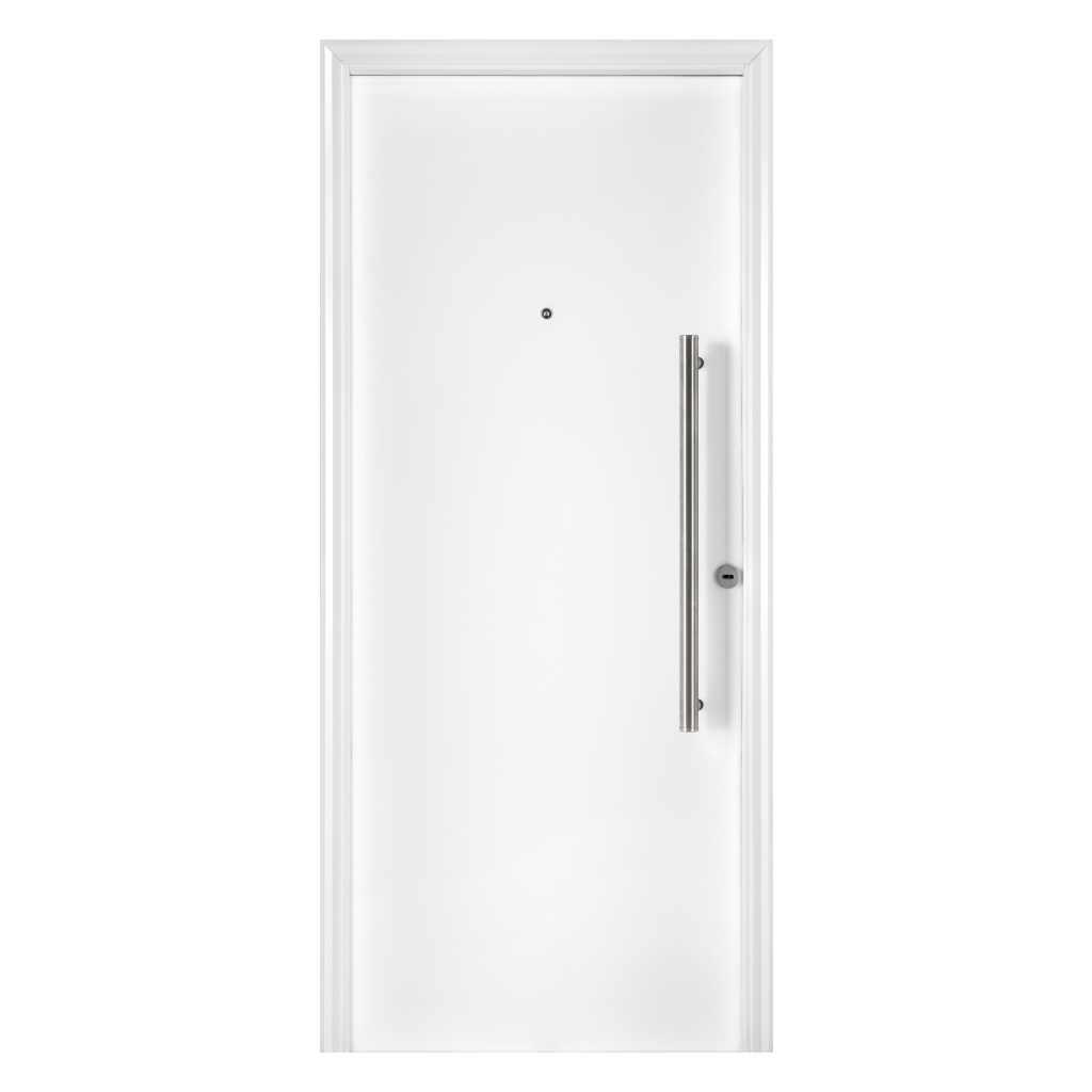 Puerta Oblak Primma Plus M1700B Blanco Phof Con Barral 80 Izquierda