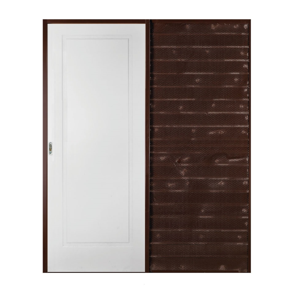 Puerta De Embutir Oblak Capri 1 Tablero Recto Marco De Chapa 60x10