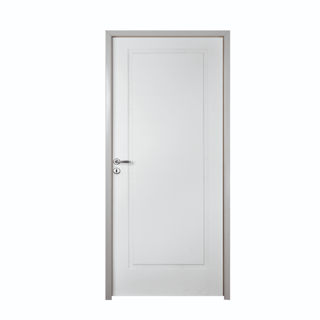 Puerta Placa Oblak Capri 1 Tablero Recto Sc 2,20 Marco de Aluminio Fijo Blanco 90x10 Derecha