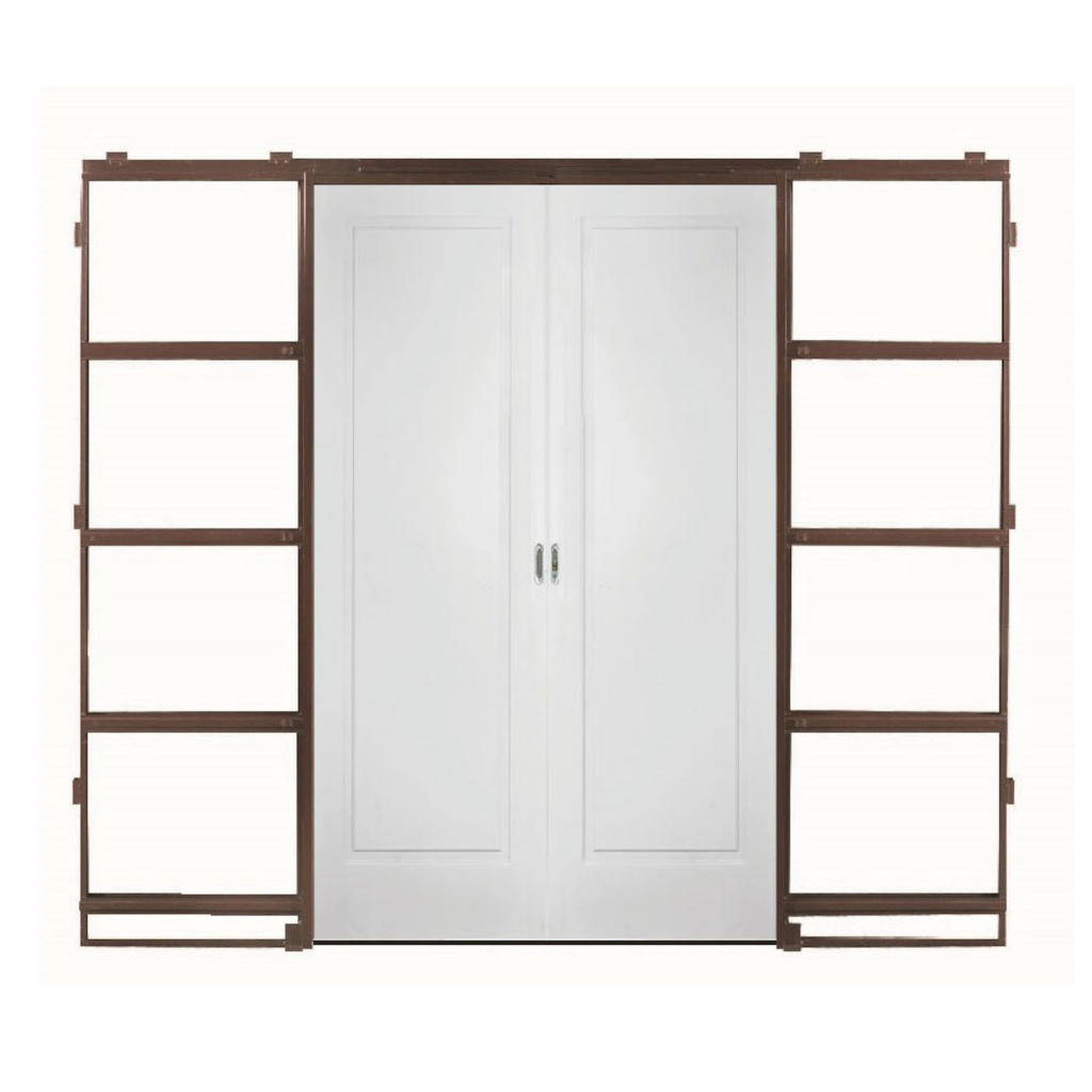 Puerta De Embutir Oblak Capri 1 Tablero Recto Marco De Chapa 160x10 Yeso