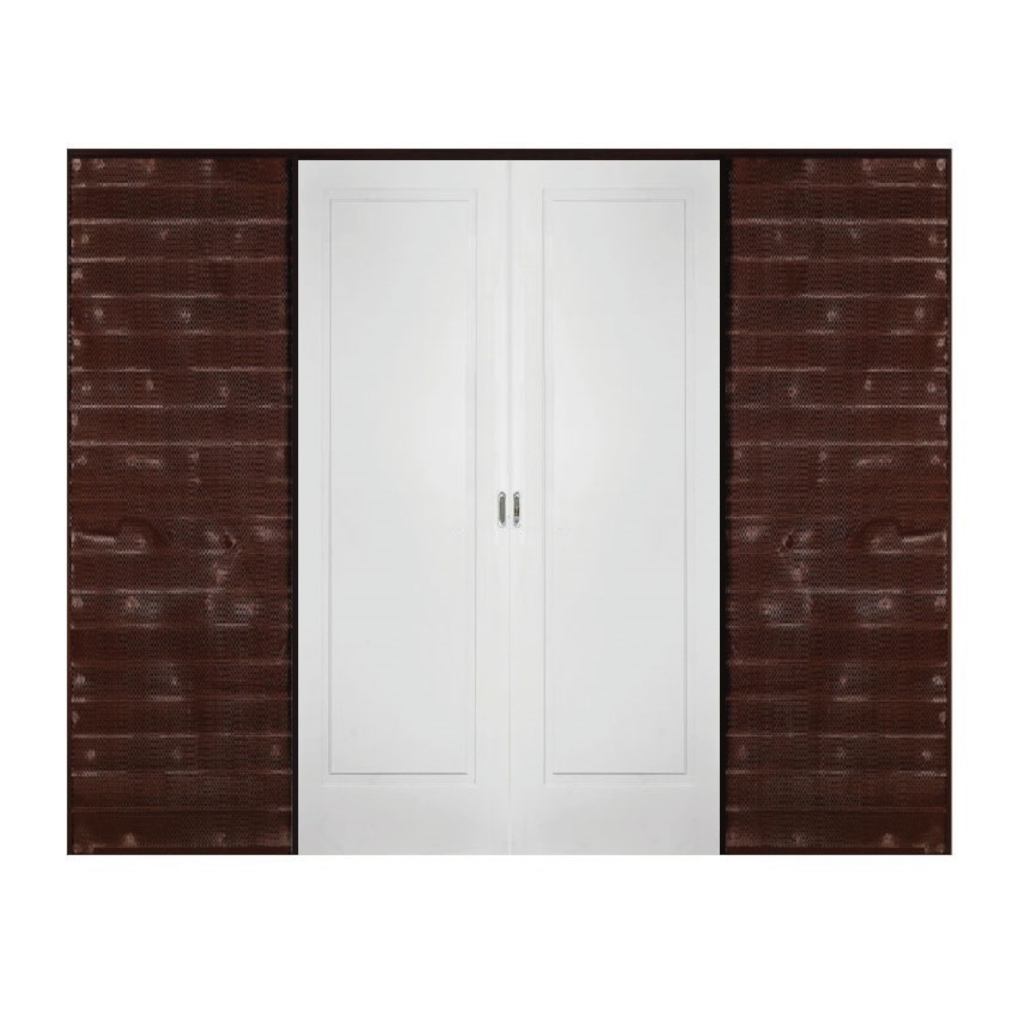 Puerta De Embutir Oblak Capri 1 Tablero Recto Marco De Chapa 120x10