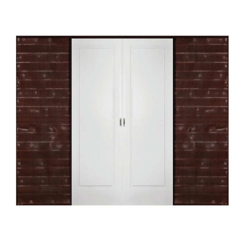 Puerta De Embutir Oblak Capri 1 Tablero Recto Marco De Chapa 160x15