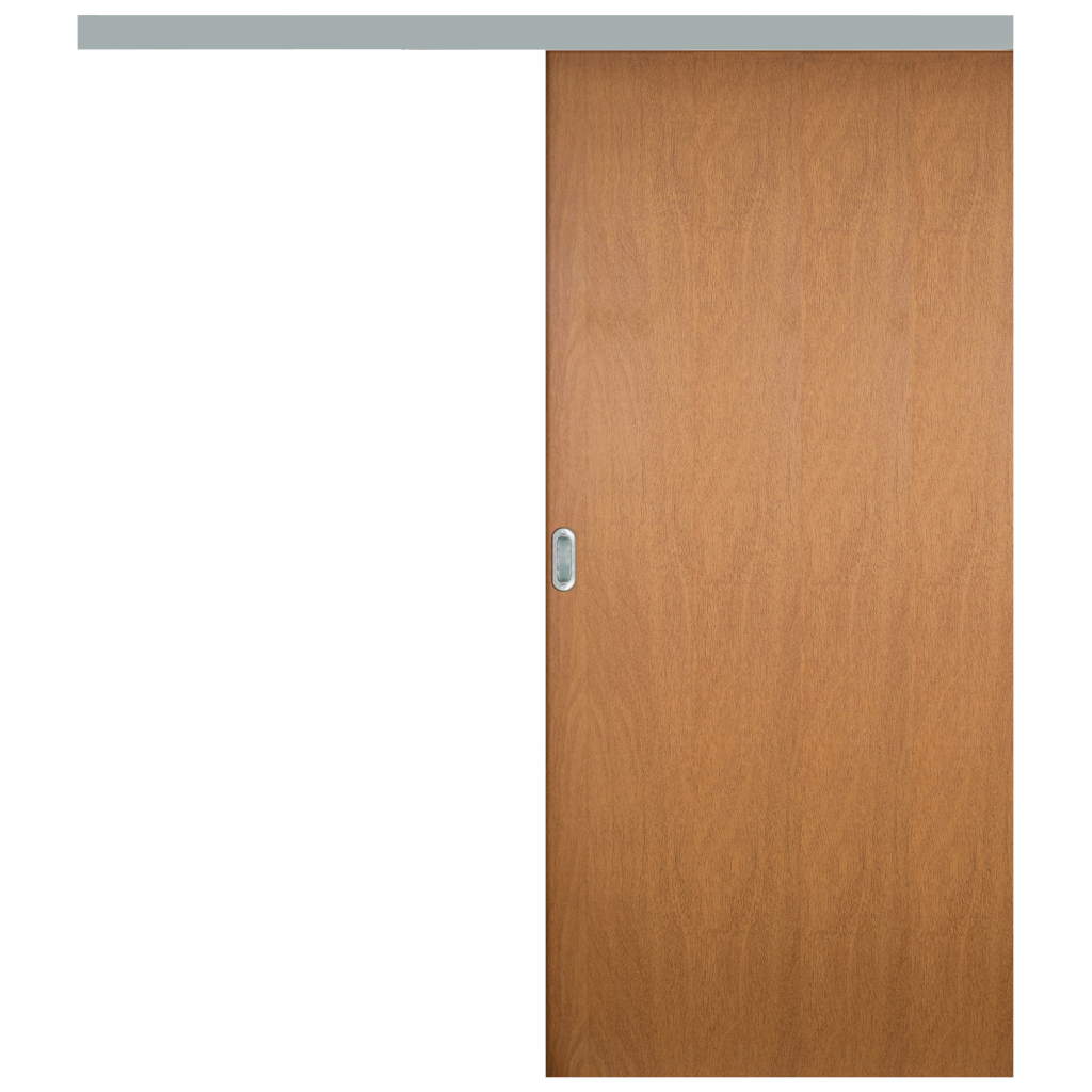 Puerta Corredera Externa Oblak Practika Sc Curupi 80 Con Kit De Herraje