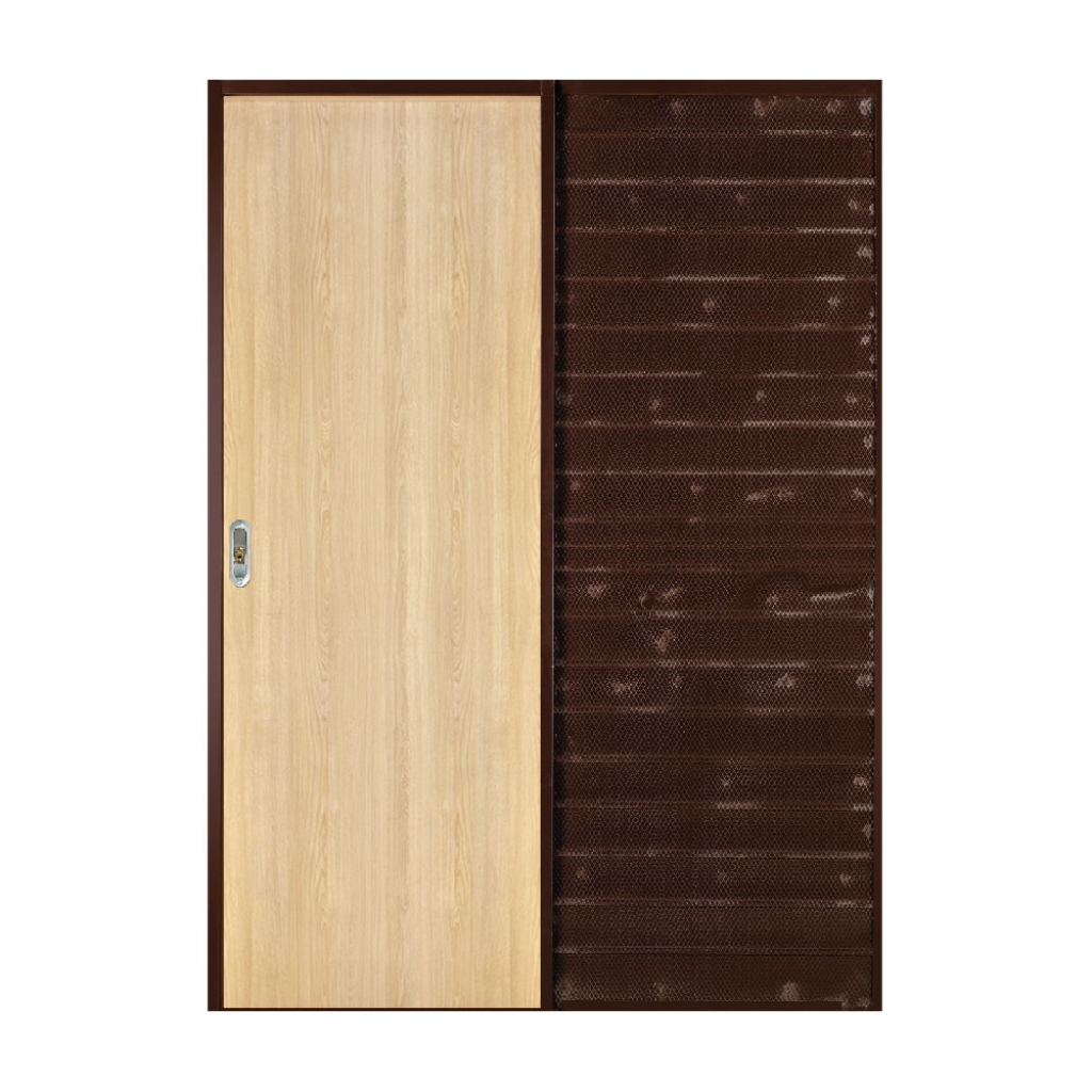Puerta Embutir Oblak Practika Lenga Marco de Chapa 60x10