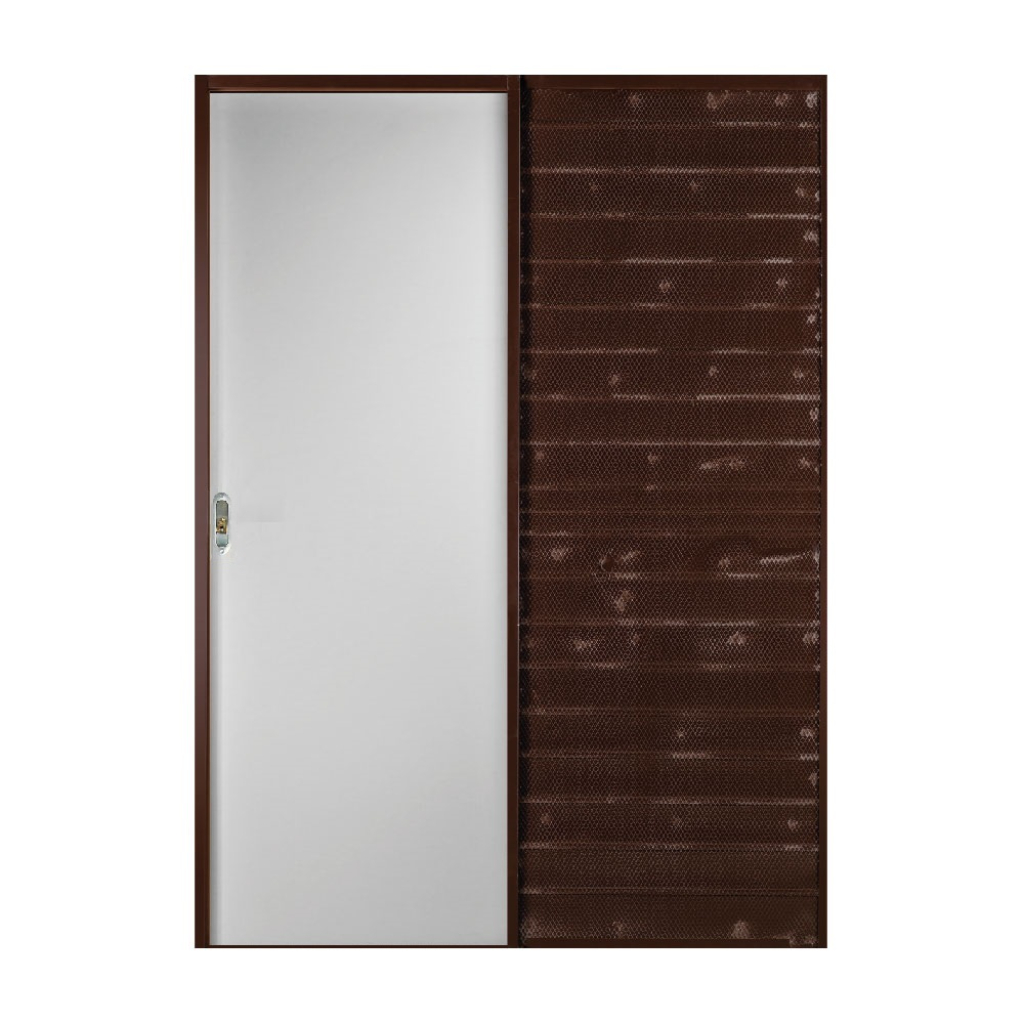 Puerta Embutir Oblak Practika Blanco Marco de Chapa 70x15