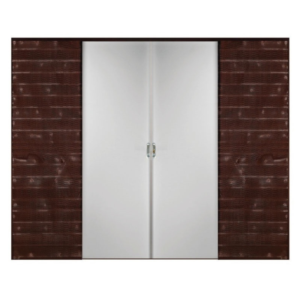 Puerta Embutir Oblak Practika Blanco Marco de Chapa 140x15