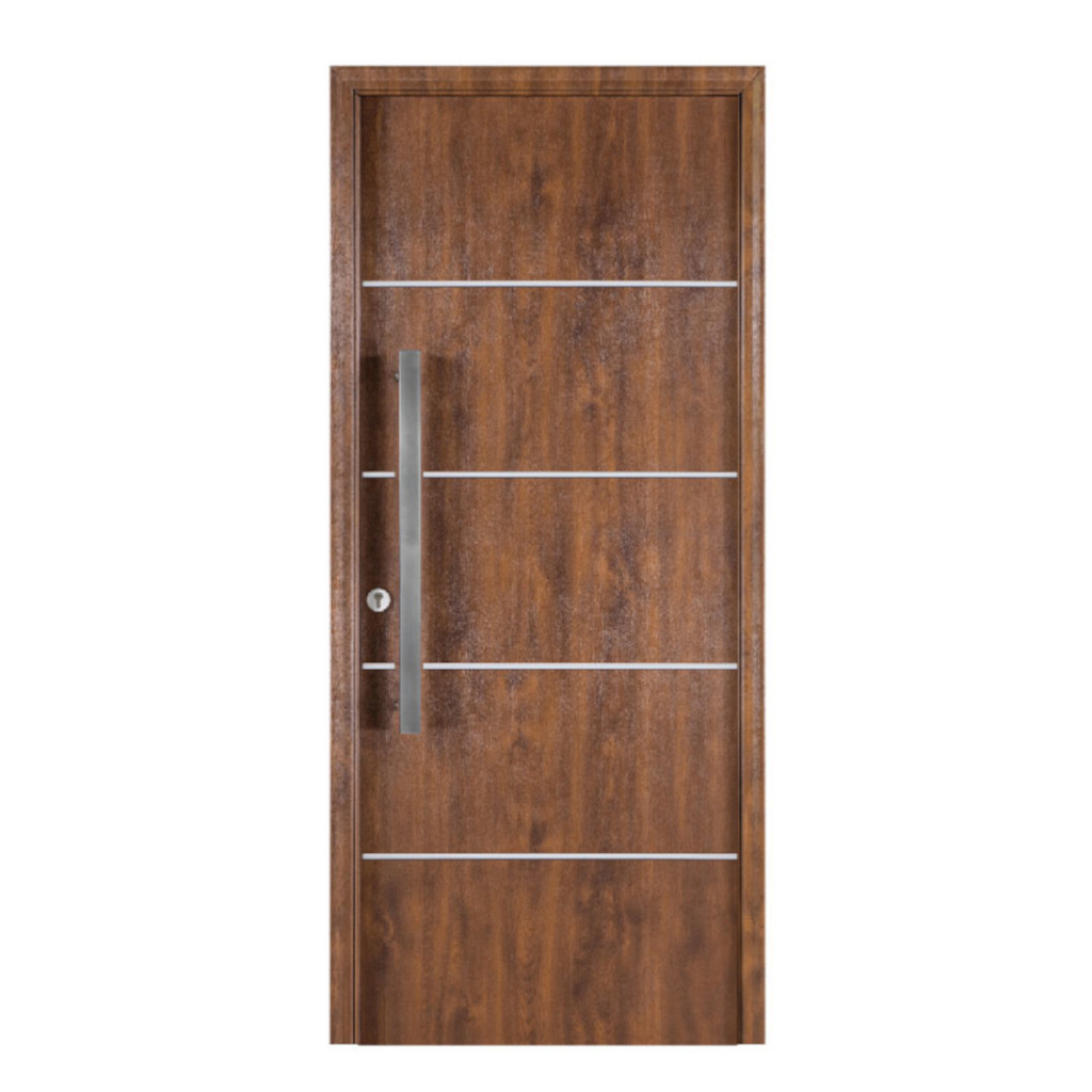 Puerta Oblak Eterna M1183 Multip.Cedro 80 Marco de Chapa Derecha