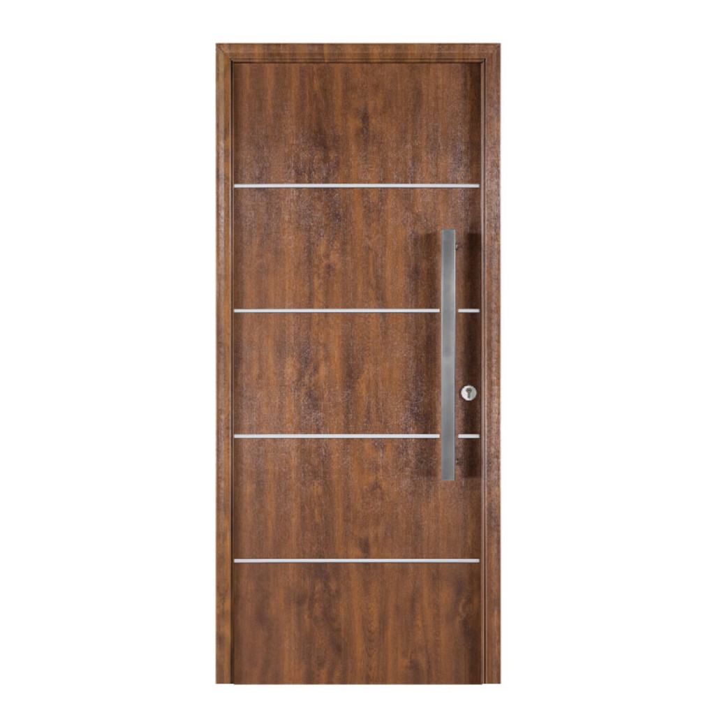 Puerta Oblak Eterna M1183 Multip.Cedro 80 Marco de Chapa Izquierda