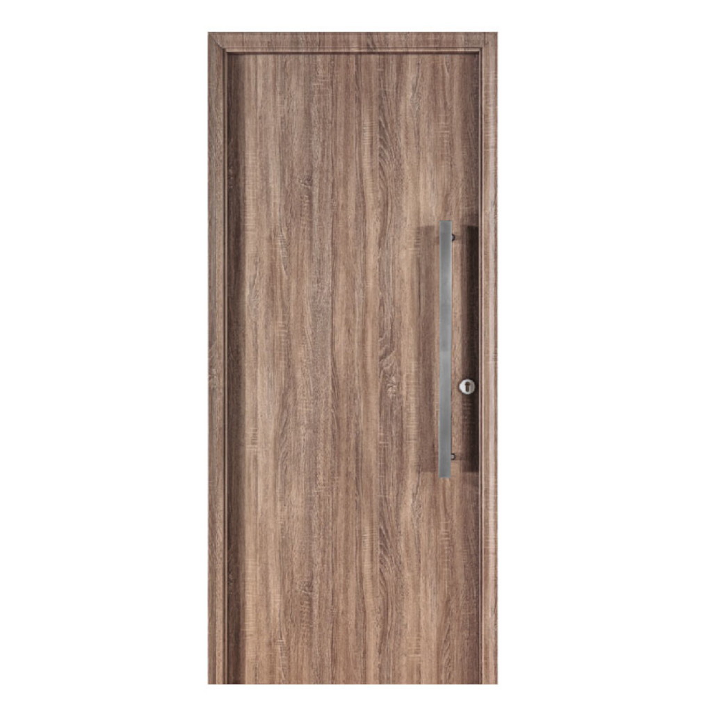 Puerta Oblak Eterna M1100 Multip. Nogal 90 Marco de Chapa Izquierda