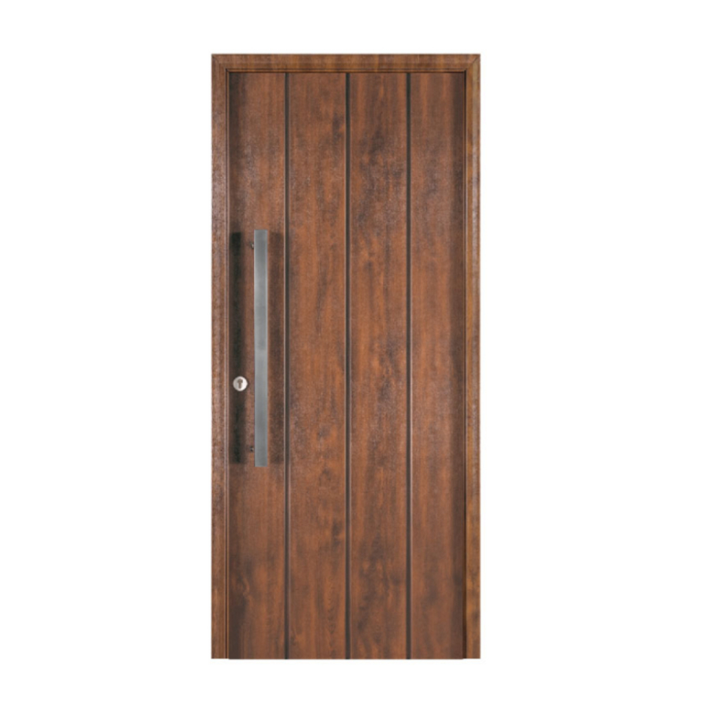 Puerta Oblak Eterna M1115 Multip.Cedro 90 Marco de Chapa Derecha