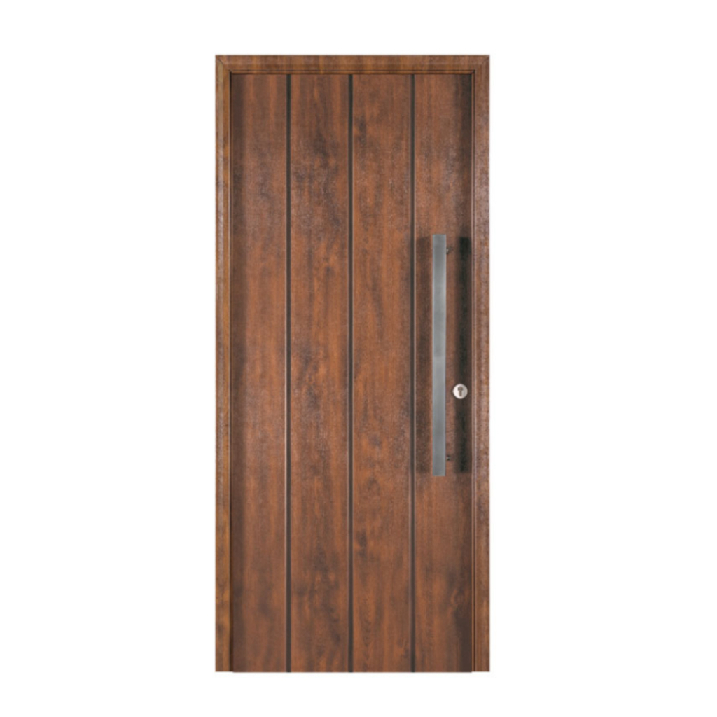 Puerta Oblak Eterna M1115 Multip.Cedro 90 Marco de Chapa Izquierda