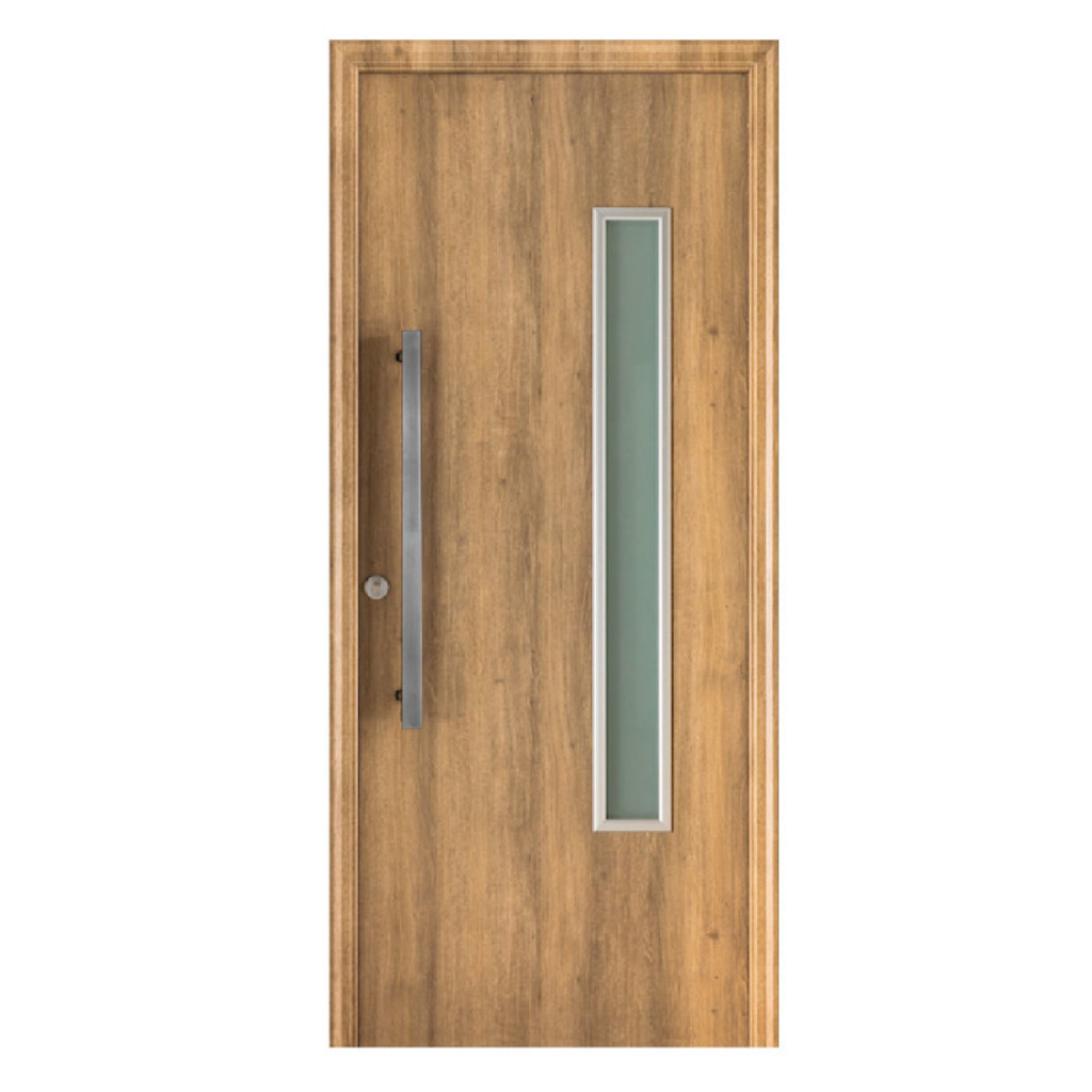 Puerta Oblak Eterna M1188 Multip. Roble Natural 80 Marco de Chapa Derecha
