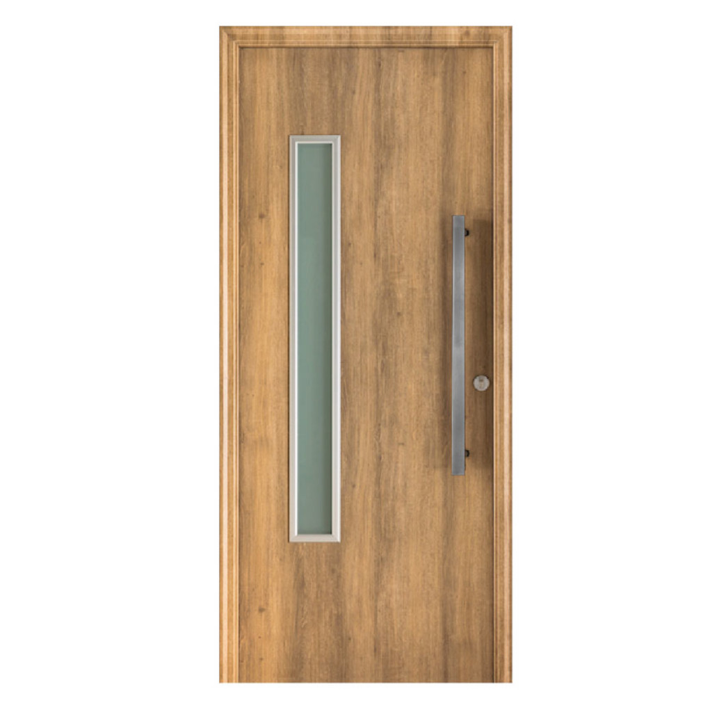 Puerta Oblak Eterna M1188 Multip. Roble Natural 80 Marco de Chapa Izquierda