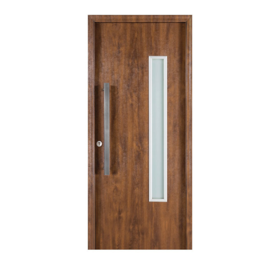 Puerta Oblak Eterna M1188 Multip.Cedro 80 Marco de Chapa Derecha