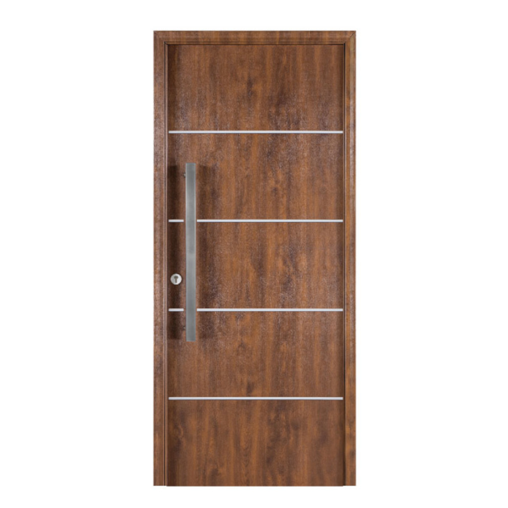 Puerta Oblak Eterna M1183 Multip.Cedro 90 Marco de Chapa Derecha