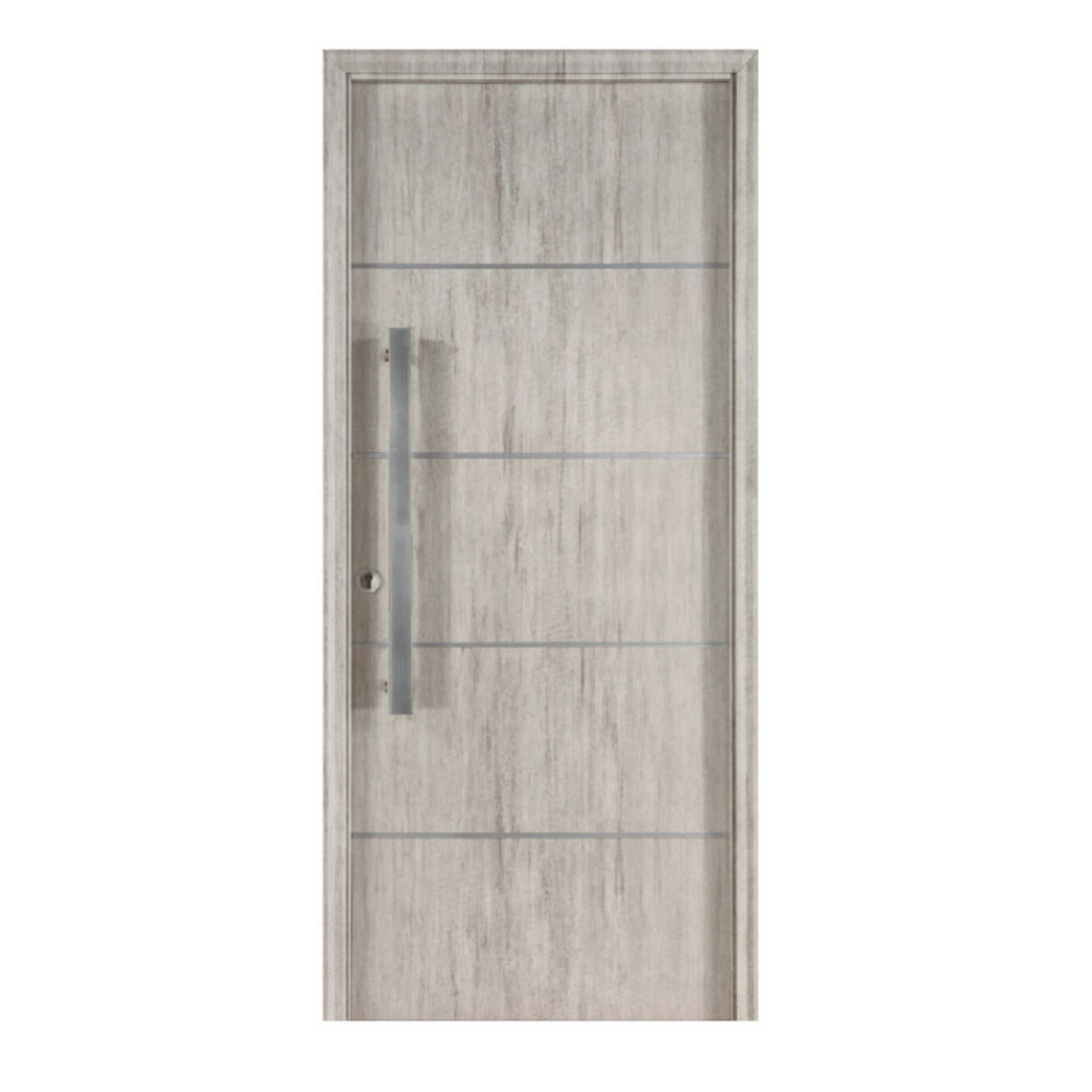 Puerta Oblak Eterna M1183 Multip. Nevada 2,20 80 Marco de Chapa Derecha