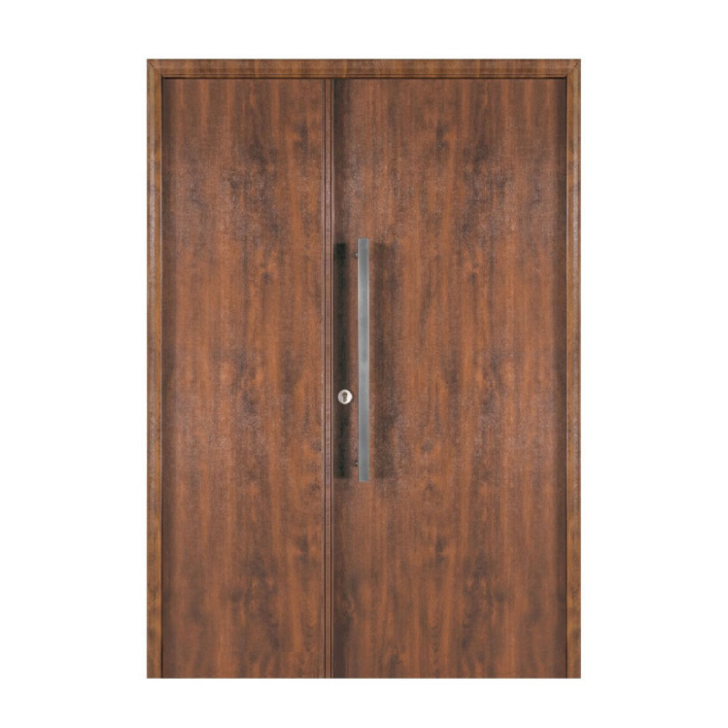 Puerta Residencial Con Un Lateral Ciego Oblak Eterna M1100 Cedro Mch 90 Derecha