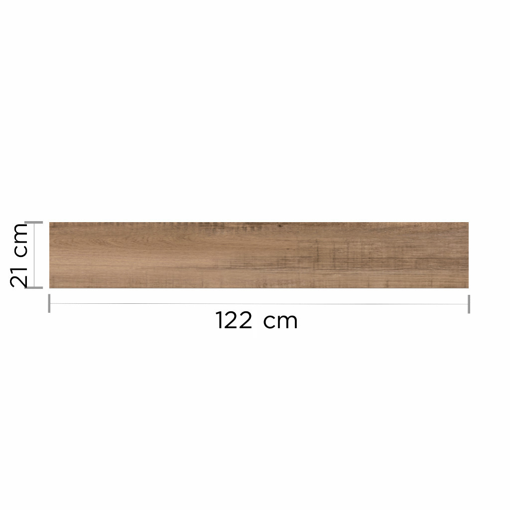 Porcellanato Cerro Negro Lapacho Satinado 21x122 Rectificado 1.52