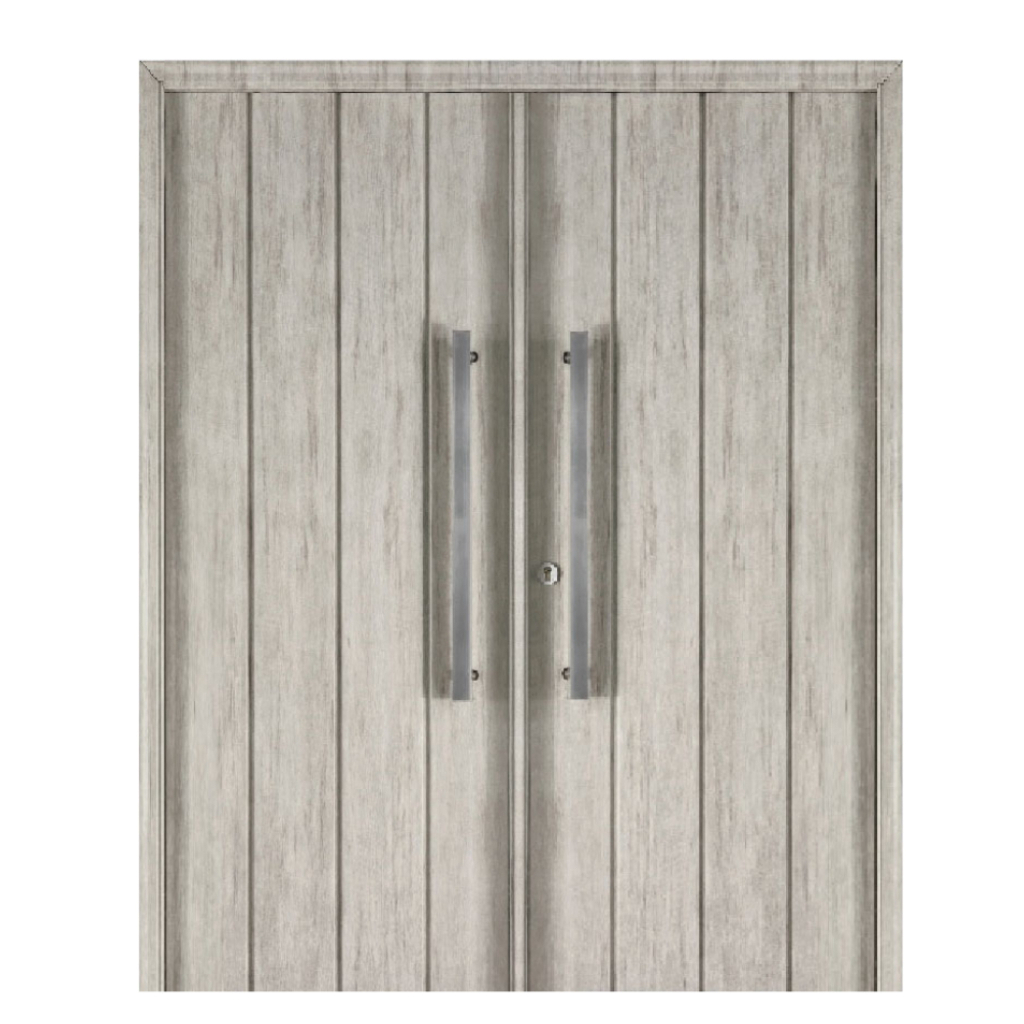 Puerta Doble Oblak Eterna M1115 Abrir 2H 2,20 Nevada 80 Marco de Chapa Derecha