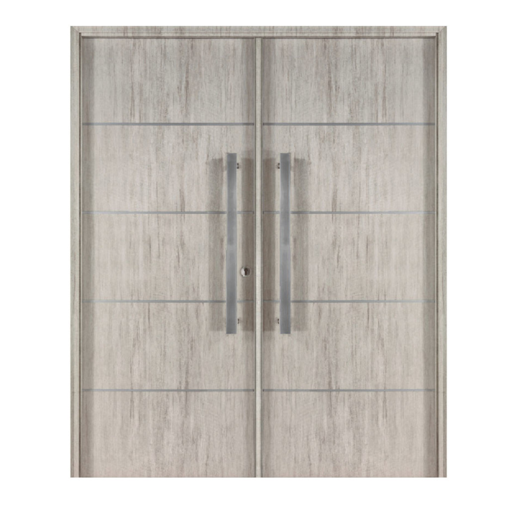 Puerta Doble Oblak Eterna M1183 Abrir 2H 2,20 Nevada 90 Marco de Chapa Izquierda