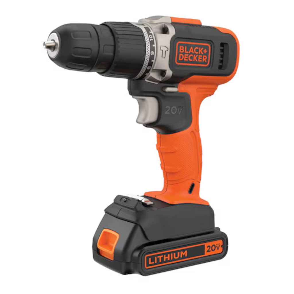 Taladro Percutor Inalambrico 20V 10Mm Black & Decker BCD704C1
