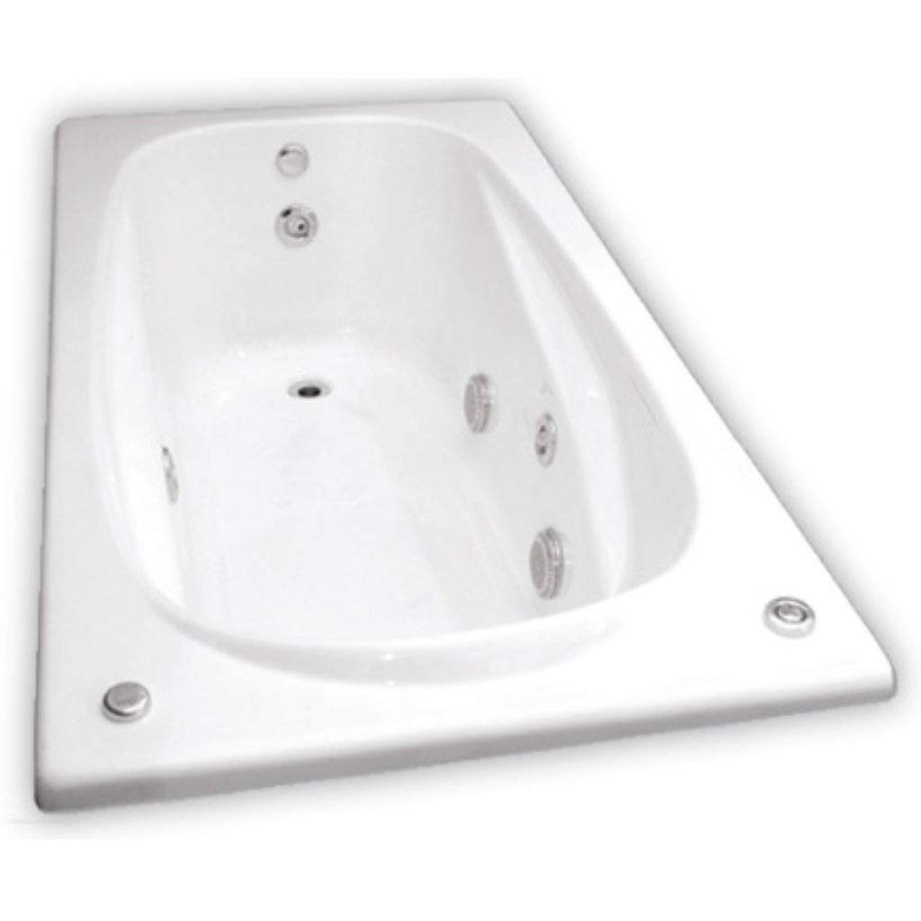 Hidromasaje Hms Practico Gotica2 Bco 149X78X40 4J Izq