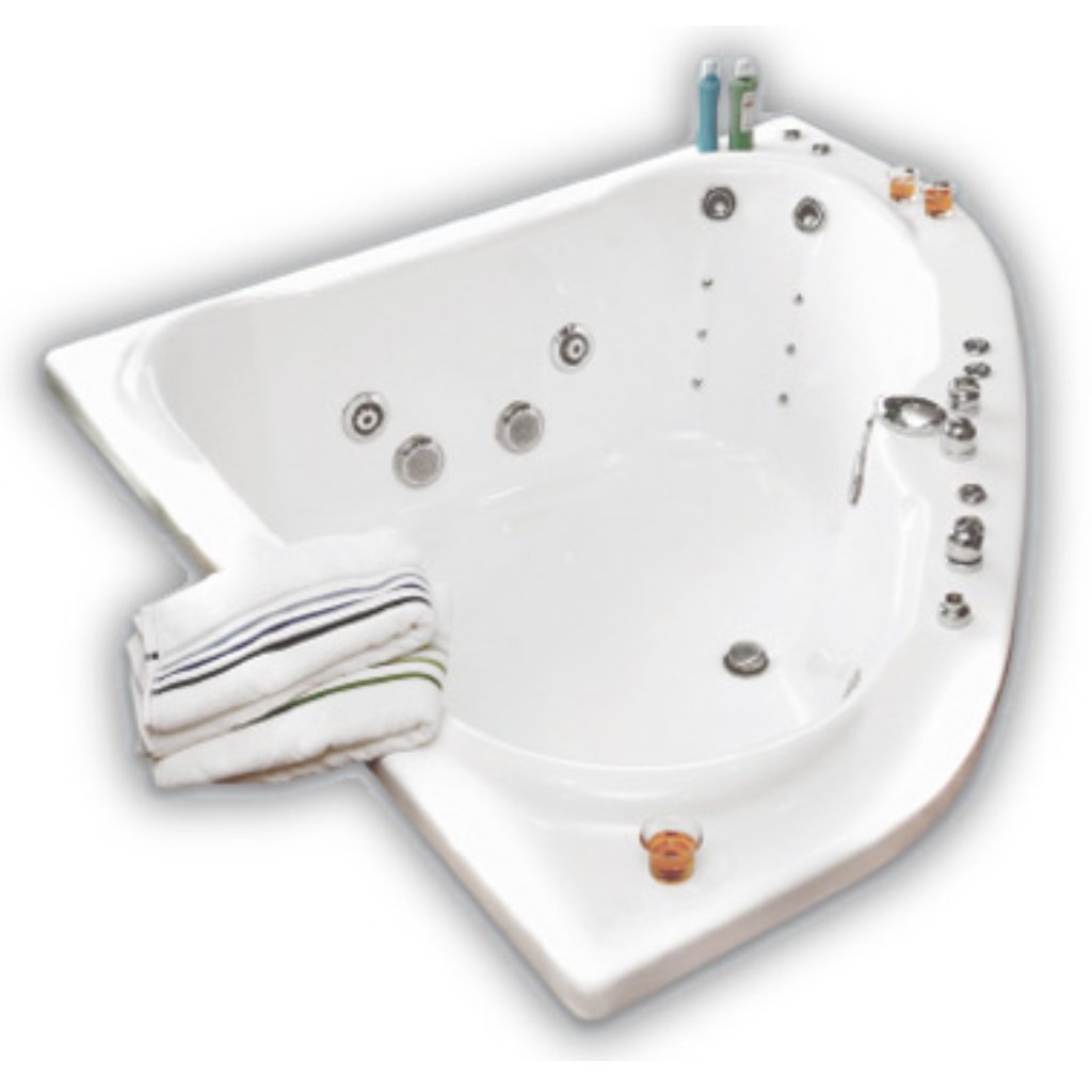 Hidromasaje Hms Ejecutivo Venus1 Bco 140X140X46 6J Izq